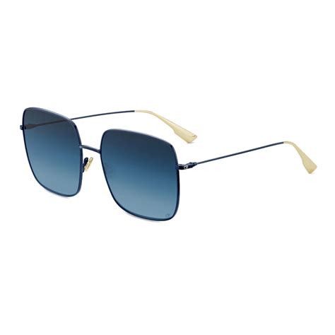 dior brille rosegold|DiorStellaire1 Gold Metal with Blue Lacquer Square Sunglasses.